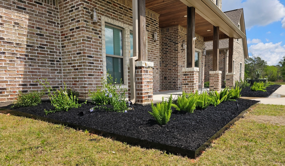 Mulch Installation for Bruno's Professional Lawn's & Landscape in Beaumont, TX