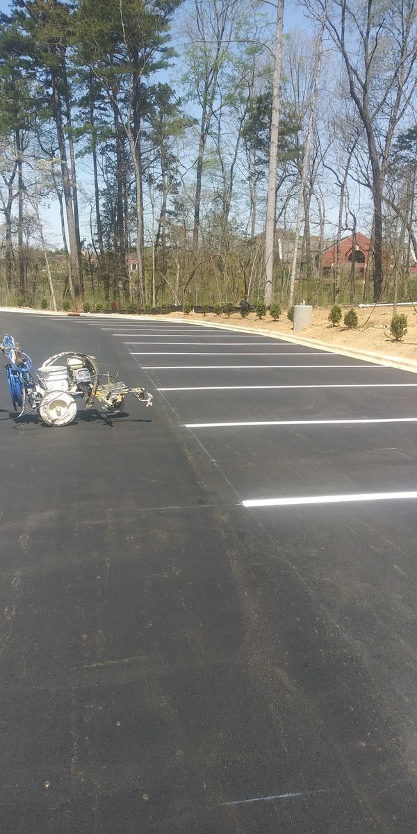 Pavement Maintenance  for Stripe A Lot in Knoxville, TN