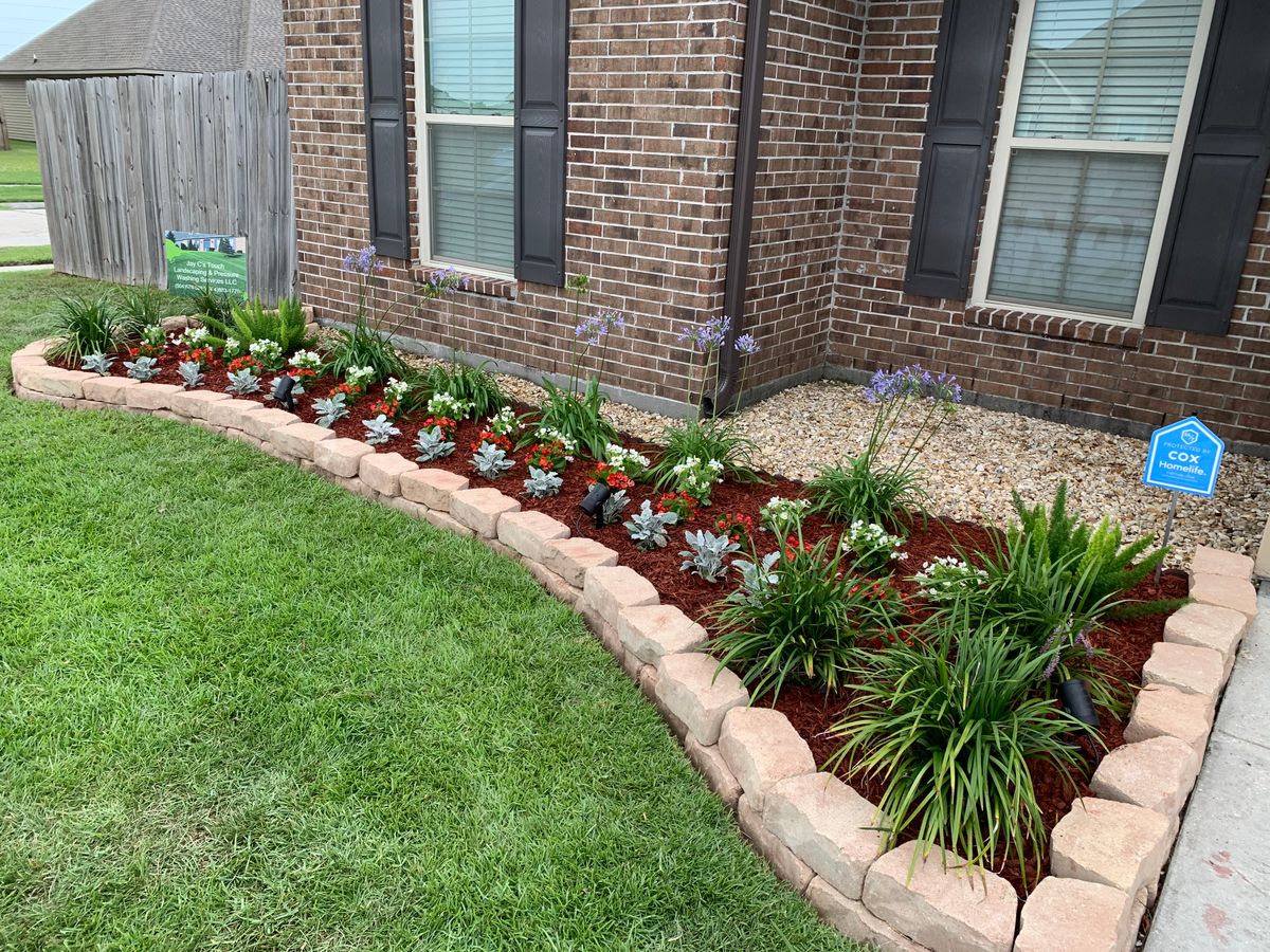 Flower Bed Installation for Jay C’s Touch Landscaping & Pressure Washing Services LLC in Marrero, LA