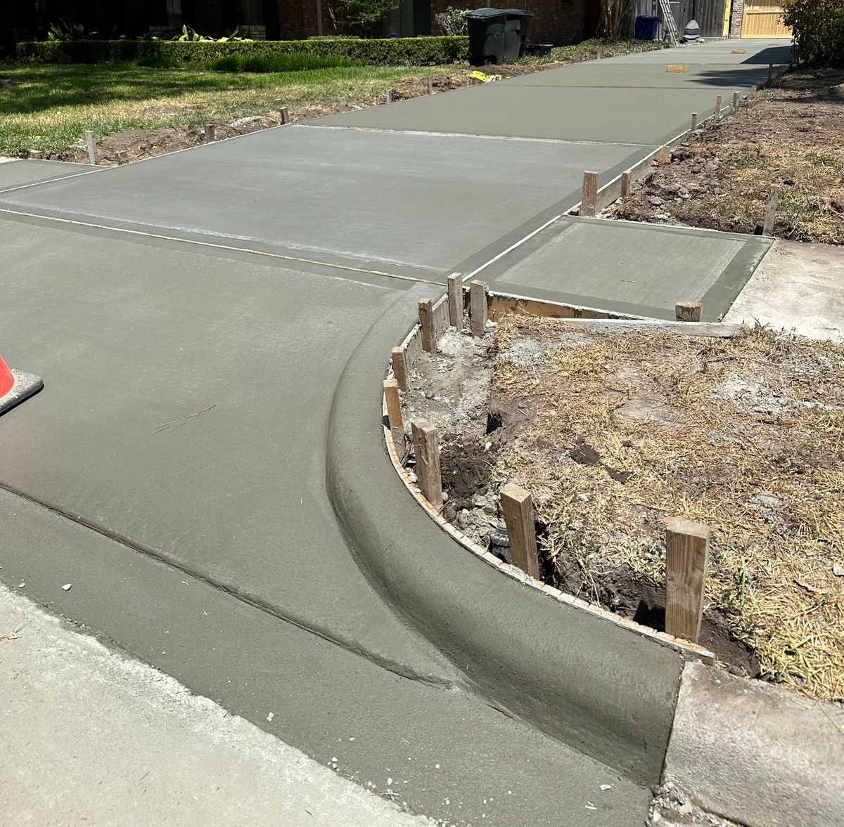 Driveways for BigTex Concrete Construction in Houston, TX