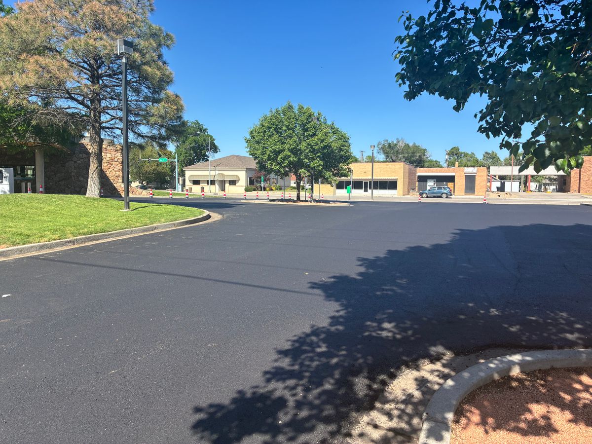 Asphalt Parking Lot Construction for Cornejo Materials and Asphalt in Pueblo, CO