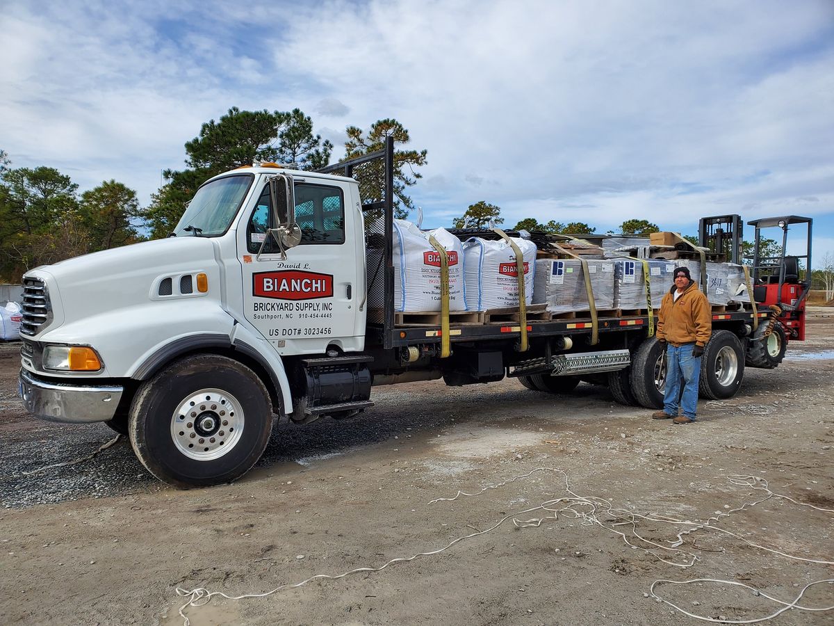 Brickyard Supply and Landscape Supp for Bianchi Business Development in Southport, NC