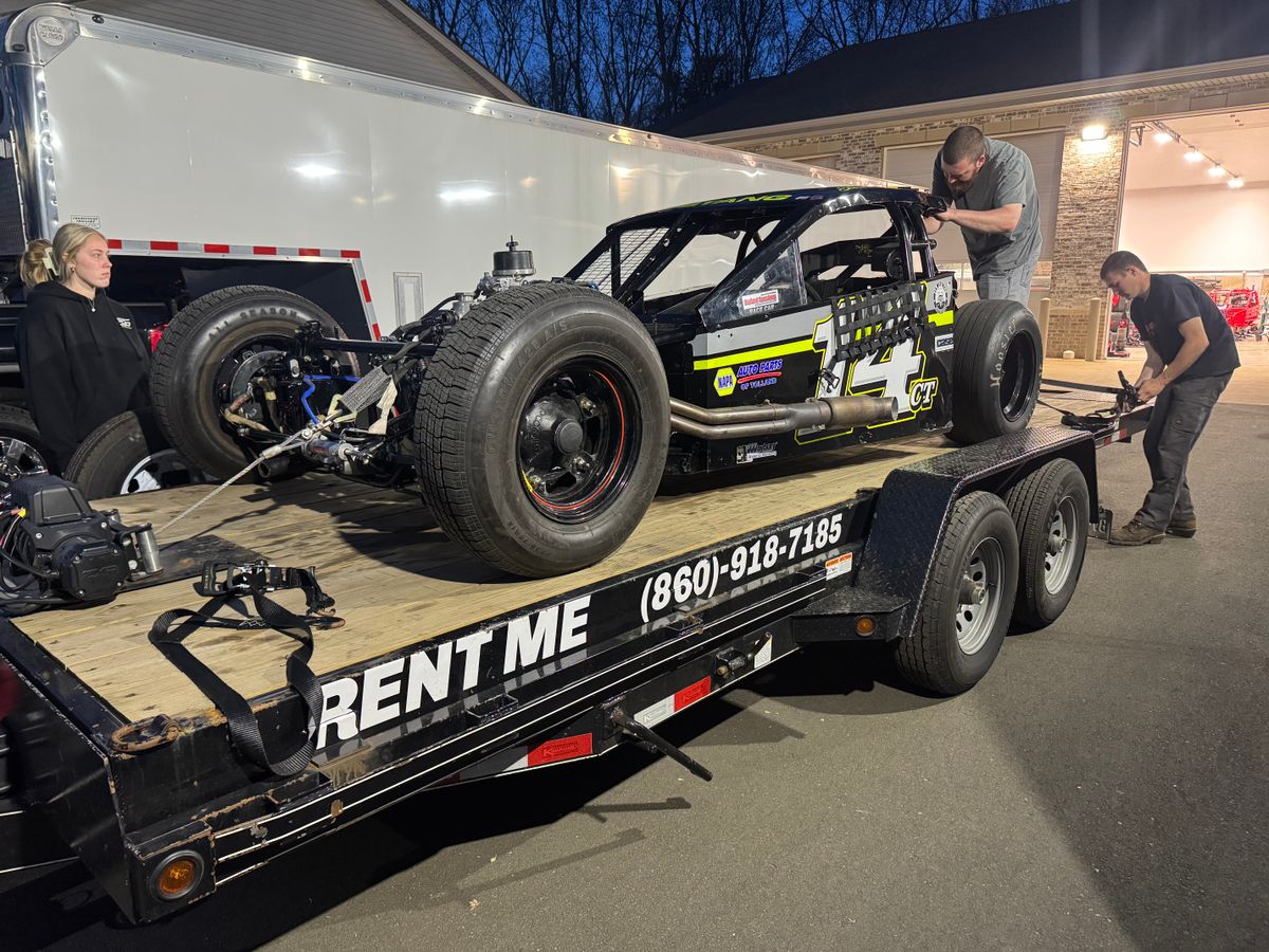 Tilt Deck Car Hauler for Chapman Rentals in Ellington, CT