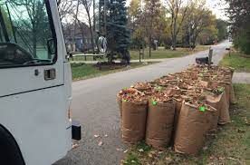 Leaf Removal for KP Landscaping in Williamsburg, VA