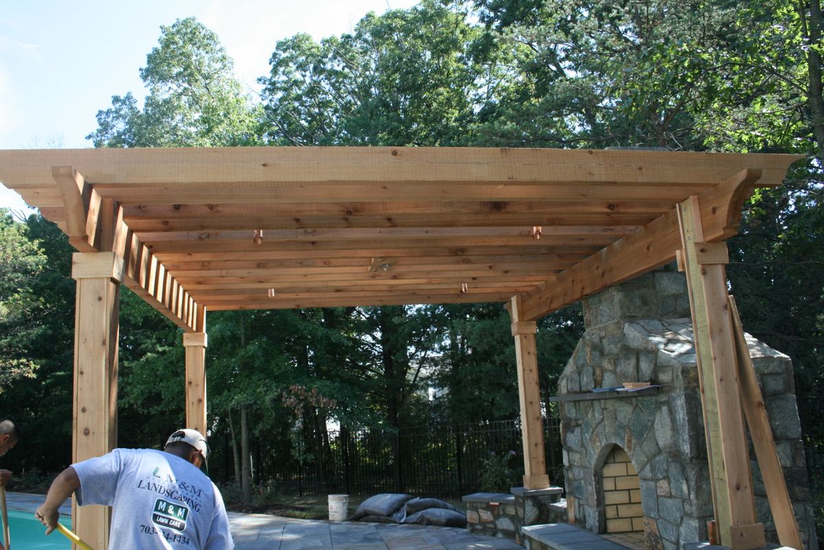 Pergolas for M&M Professional Landscaping in Sterling, VA
