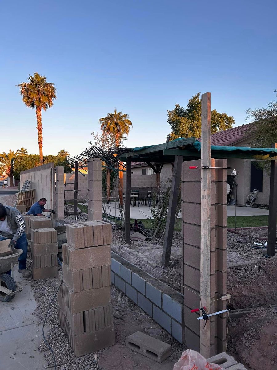 Outdoor Living Spaces Design for Deserts Voice Construction in Queen Creek, AZ