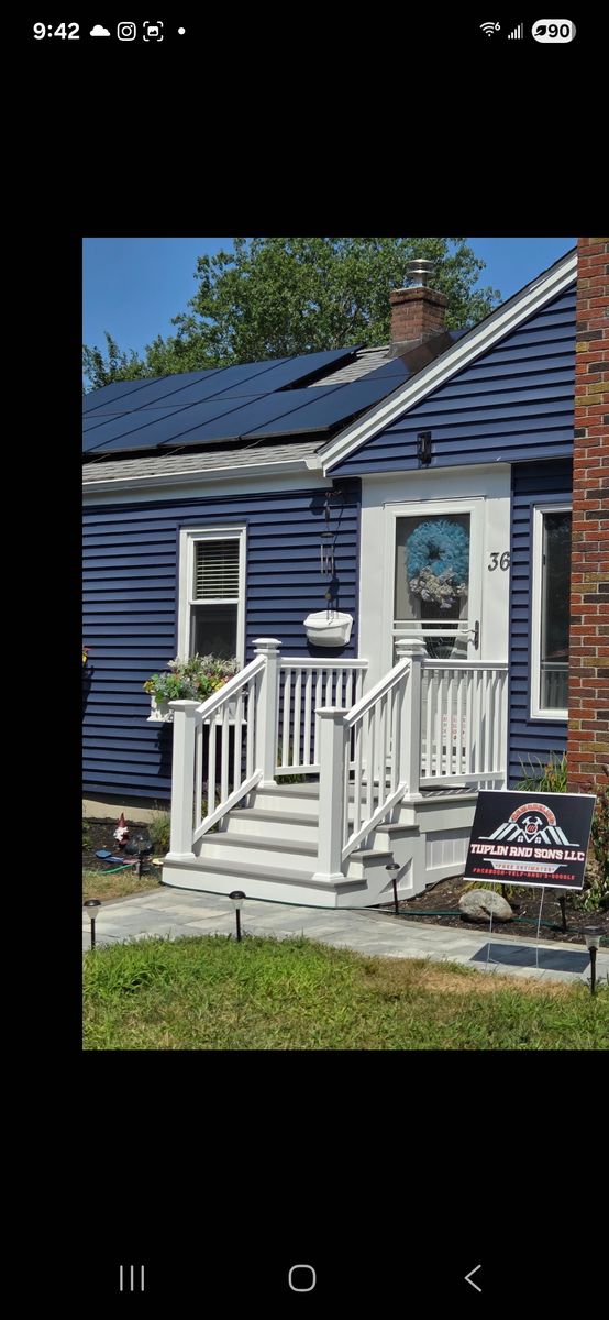 Deck Construction for Tuplin and Sons  in Braintree, MA