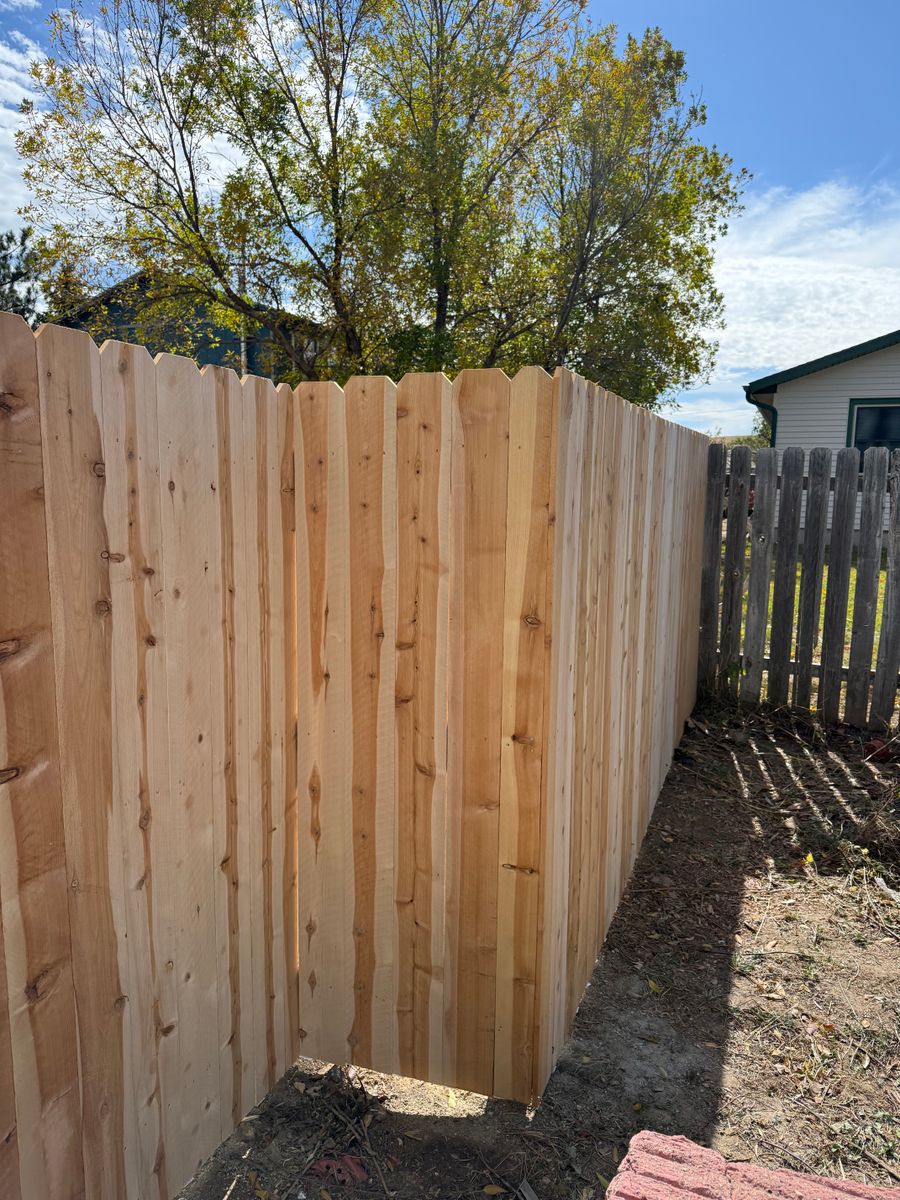 Fence Installation for DS Industries in Gillette, WY