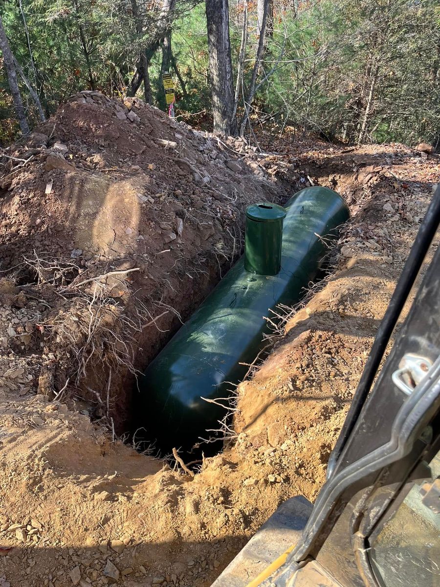 Septic System Installation for S&S Construction in Elizabethton, TN