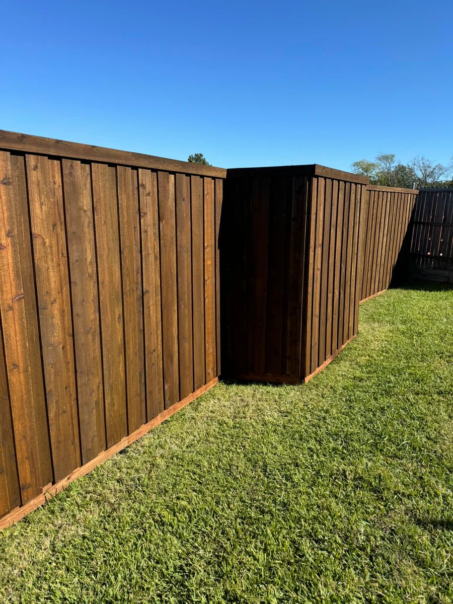 Fence Installation for Westside Fence and Stain in Plano, TX