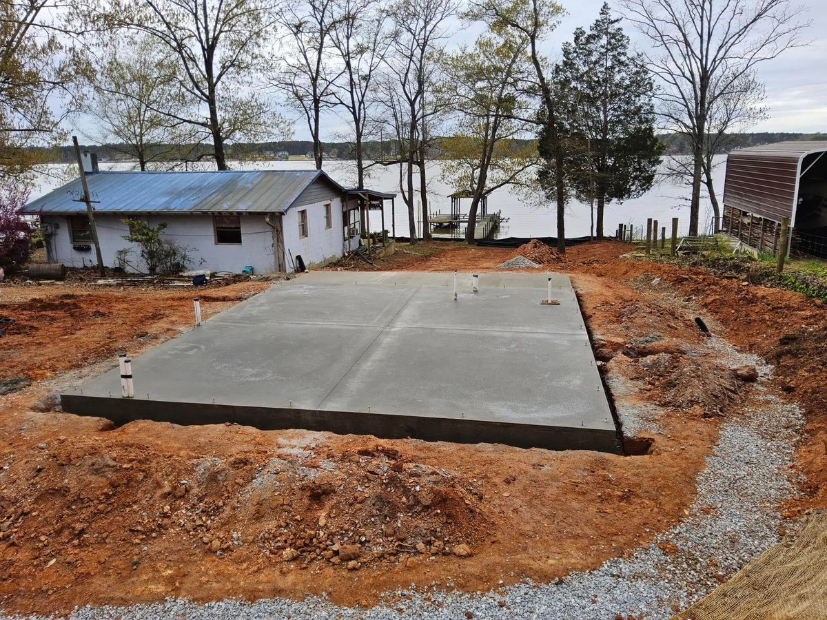 Concrete for T&J Concrete in Anderson, SC