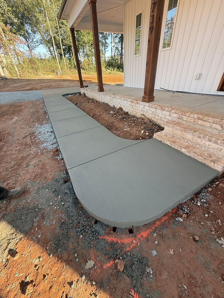 Concrete Slab Construction for DMGZ Concrete in Winston-Salem, NC