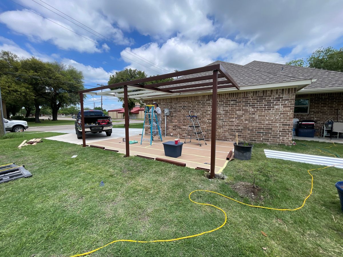 Deck Construction for Keeping Up With The Jones LLC in Corsicana, TX