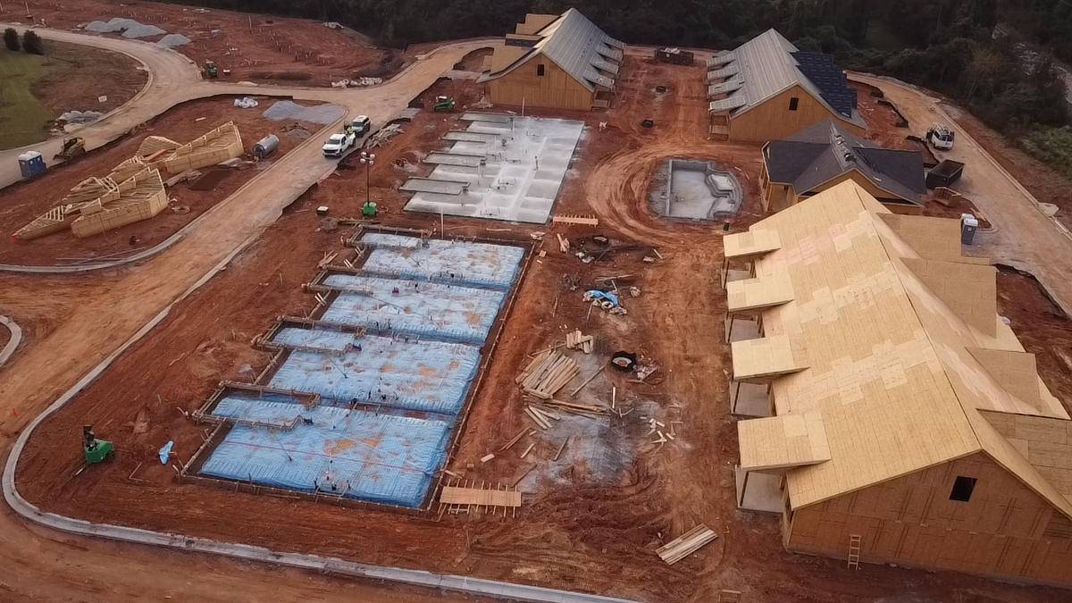 Slab foundations for Arsa Contracting LLC in Dallas, GA