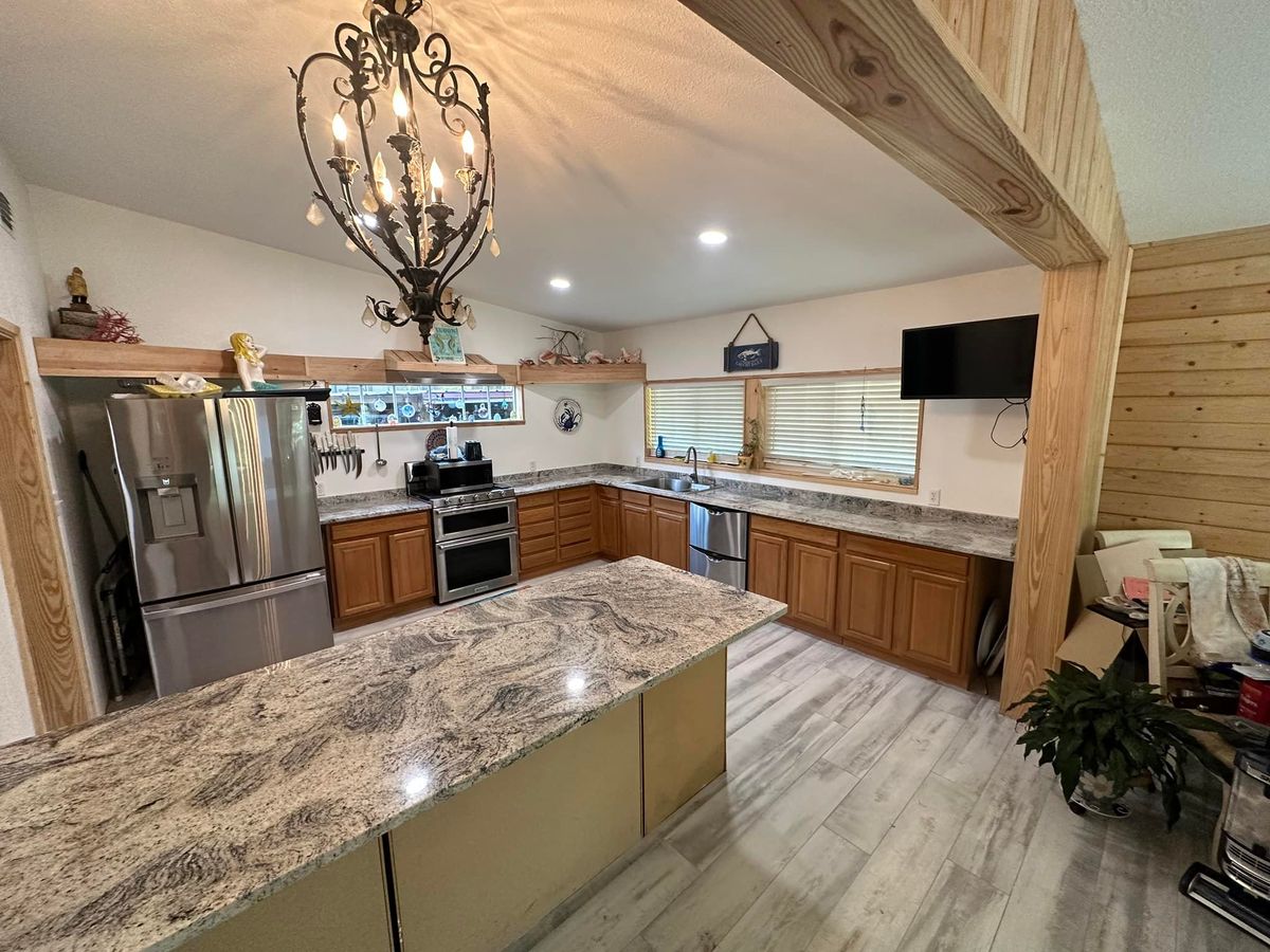 Natural Stone Countertop Installation for Supreme Stone in Ocala, FL