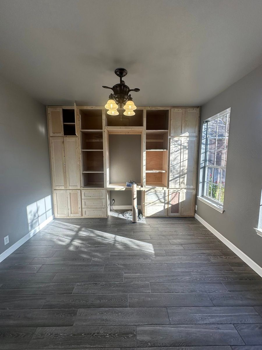 Cabinet Refinishing for GEOS Painting in New Braunfels, TX