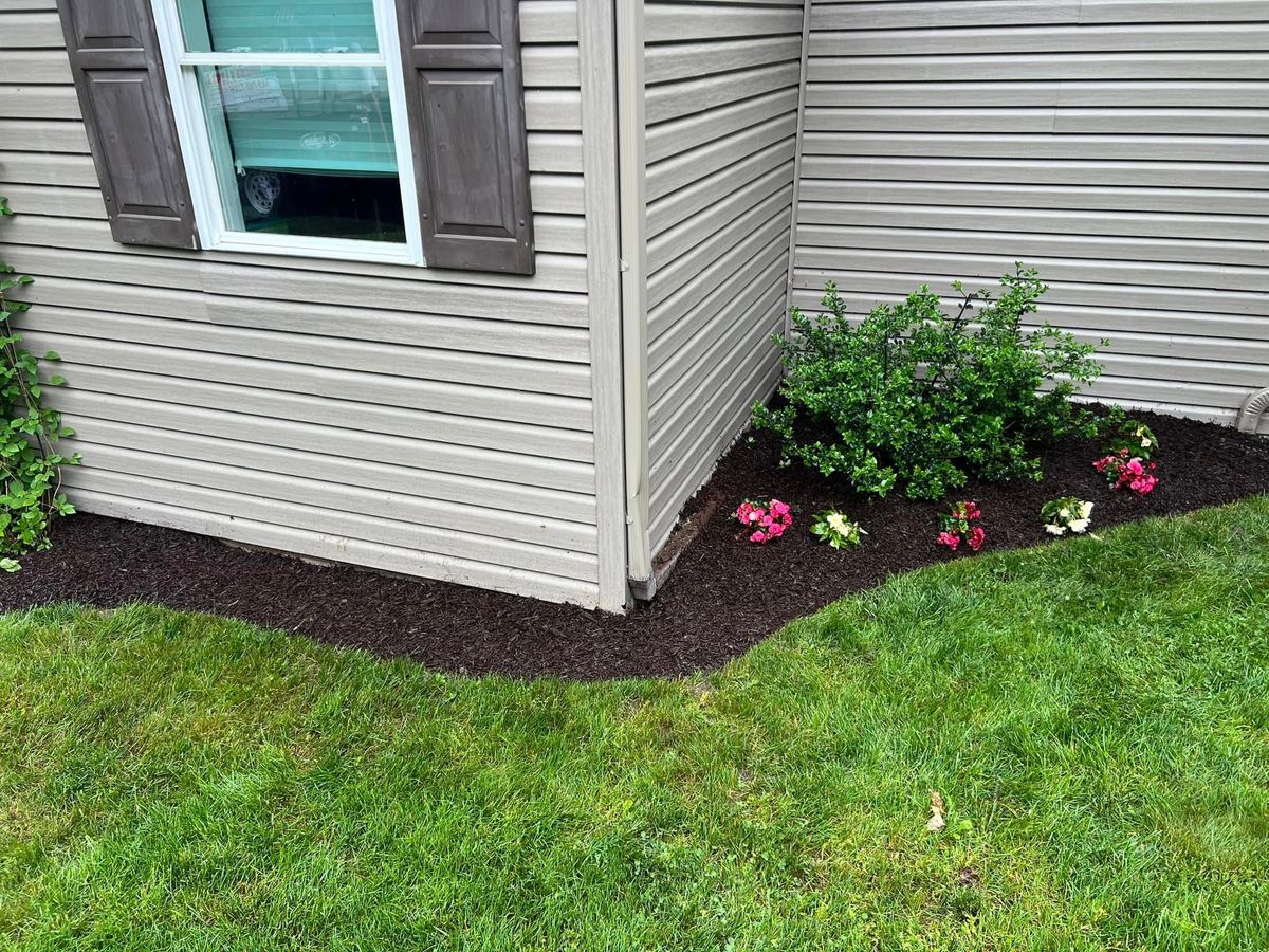 Mulch Installation for Denicola’s Lawn Care in Oxbow,  NY