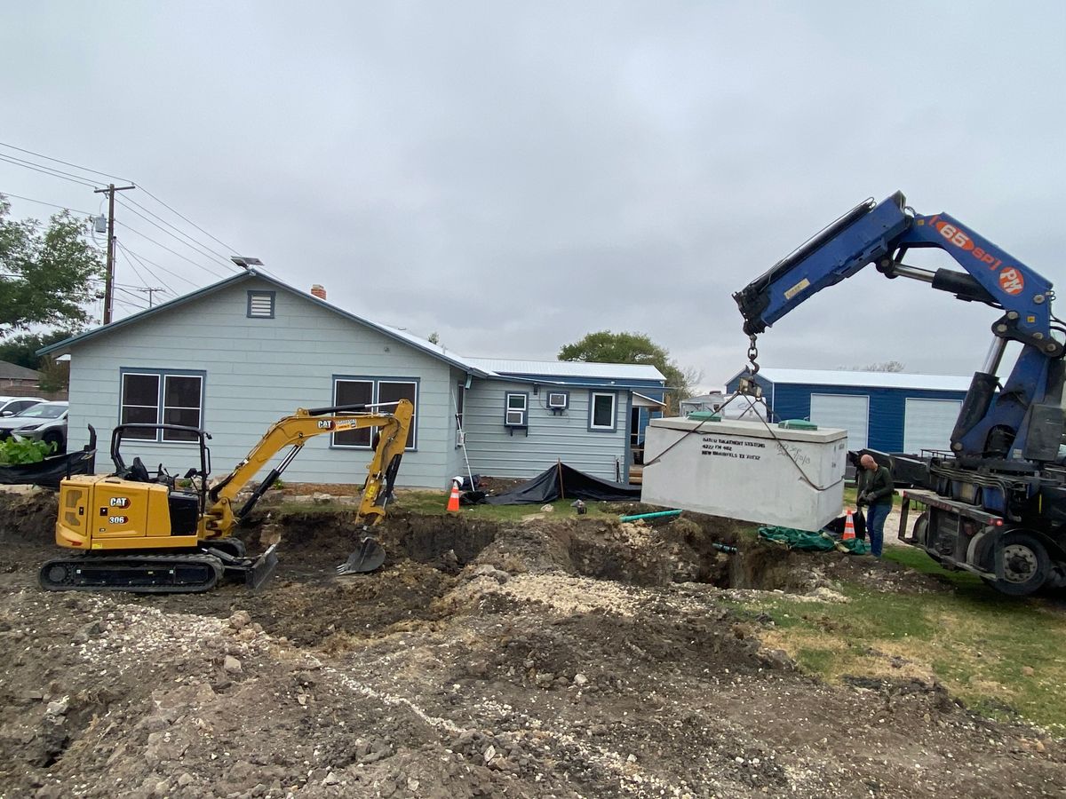 Septic Systems for KOT Construction LLC  in Lytle, TX