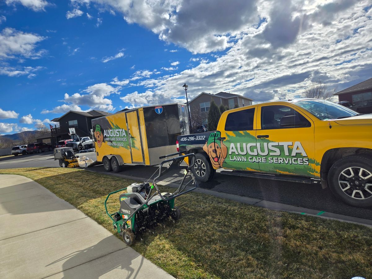 Core aeration for Eagle Bay is Proud to Transition to Augusta Lawn Care of Helena in Helena, MT