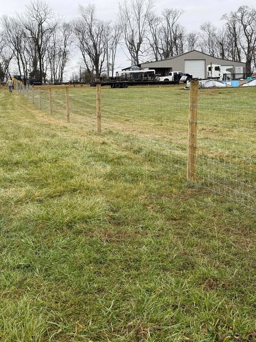 agricultural fence services for Ap’s Fencing in McMinnville, TN