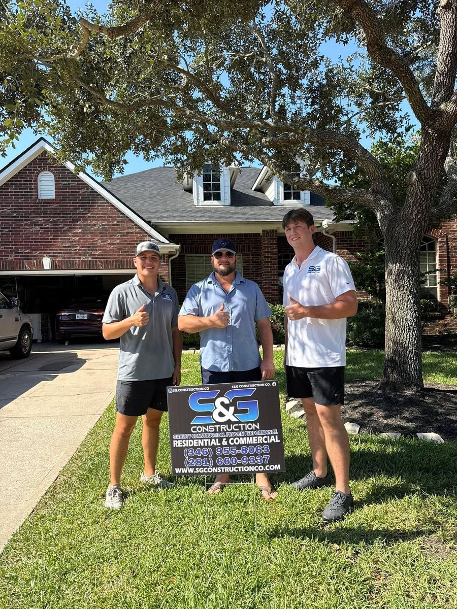 Residential/Commercial Roofing for S&G Construction Co. in Houston, TX