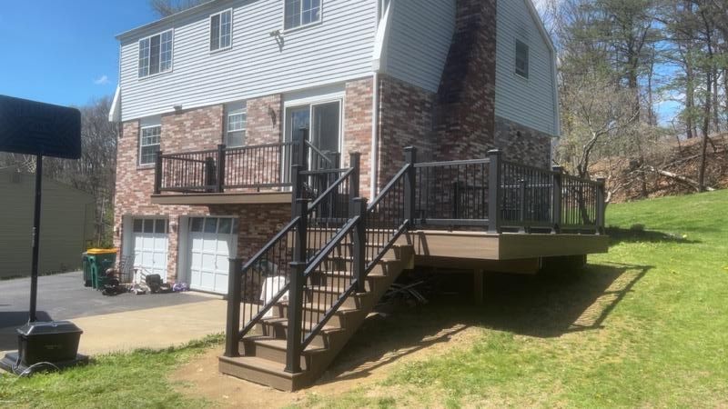 Deck & Patio Installation for Dahntahn Construction in Pittsburgh, PA