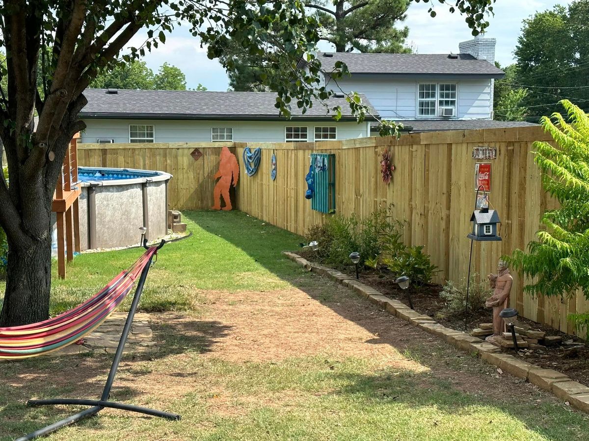 Fence Installation for MD Contractors and Construction LLC in Henryetta, Oklahoma