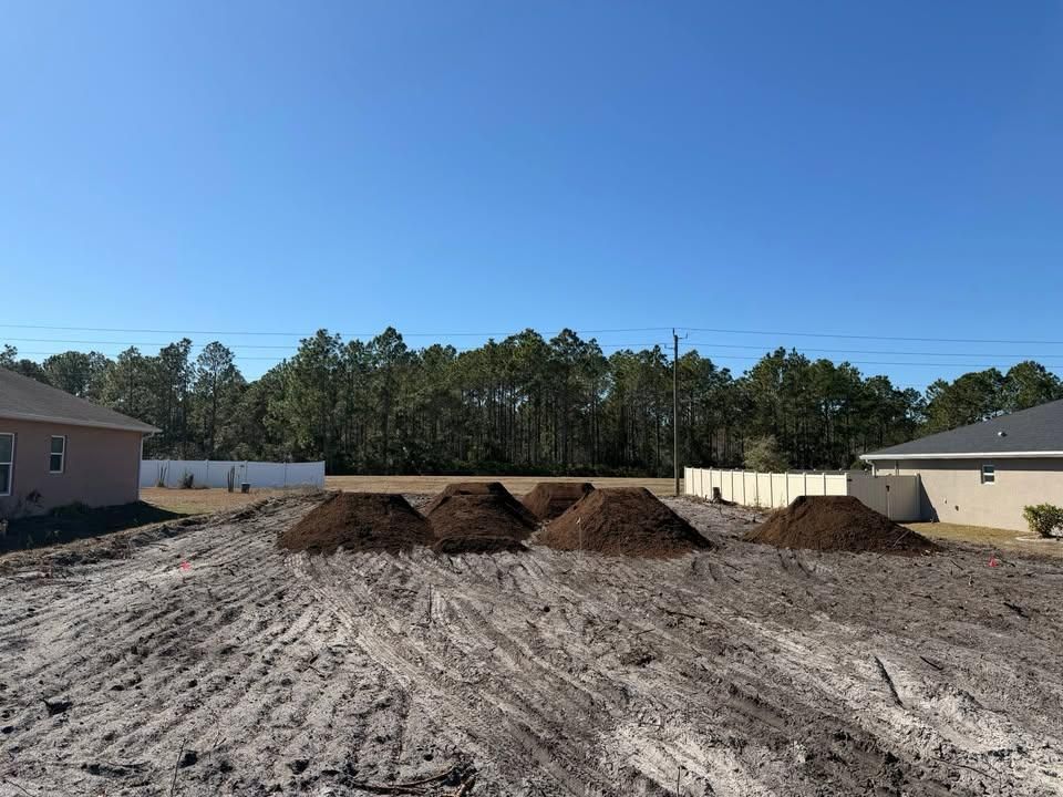 Site Preparation for AL Dirtworks LLC in St. Augustine, FL