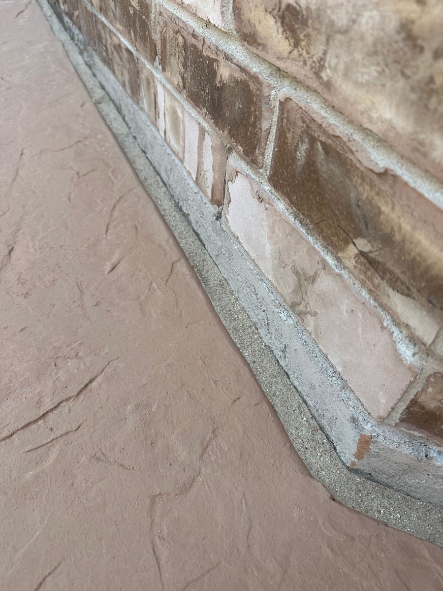 Concrete Resurfacing for Texas Curb N Borders in Houston, TX