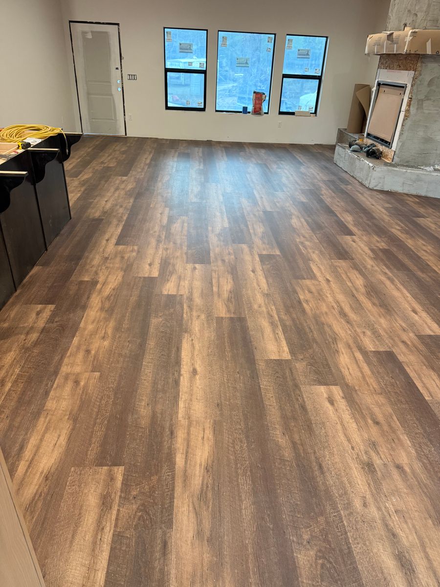 Floor Installation for CJL Flooring in Post Falls, ID
