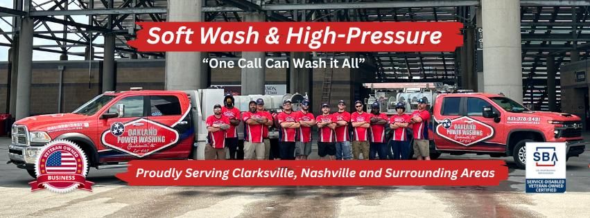Commercial Pressure Washing for Oakland Power Washing in Clarksville, TN