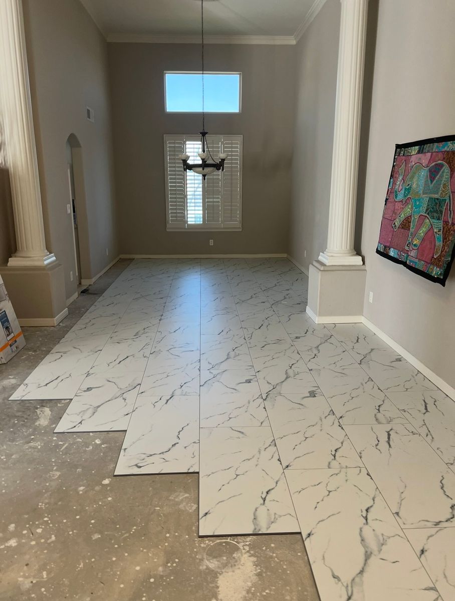 Flooring for MRV Construction in El Paso, TX