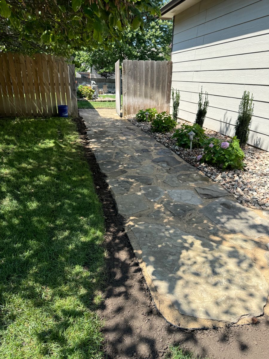 Patio Design & Construction for FreshScapesPro in Wichita,  KS