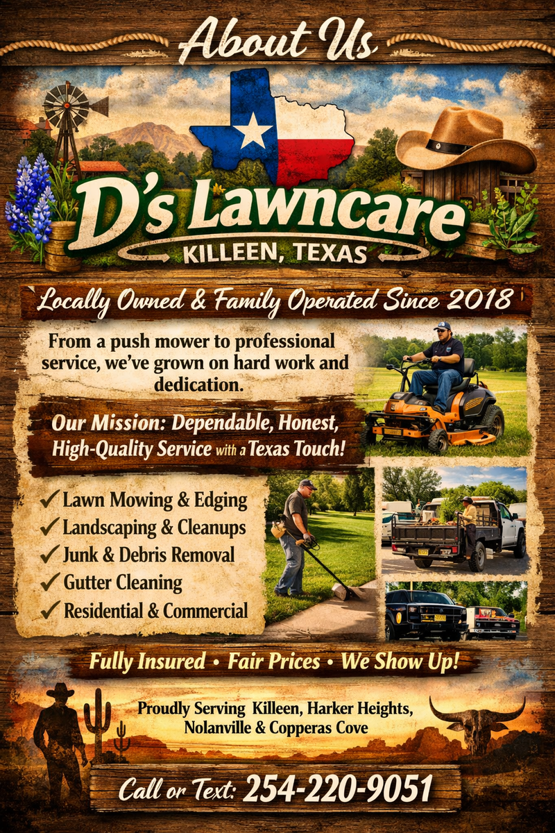 Junk Removal for D’s Lawncare in Killeen, TX