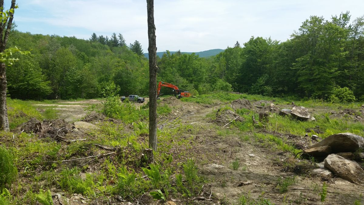 Land Clearing & Demolition for Andy Naylor Excavation in Stowe, VT