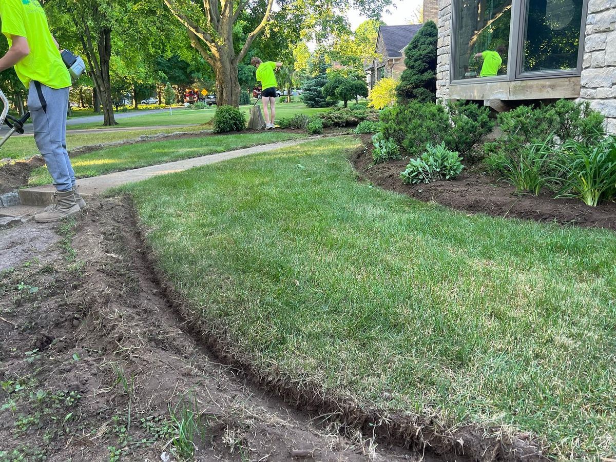 Flower Bed Installation for Hammond Landscape in Okemos, MI