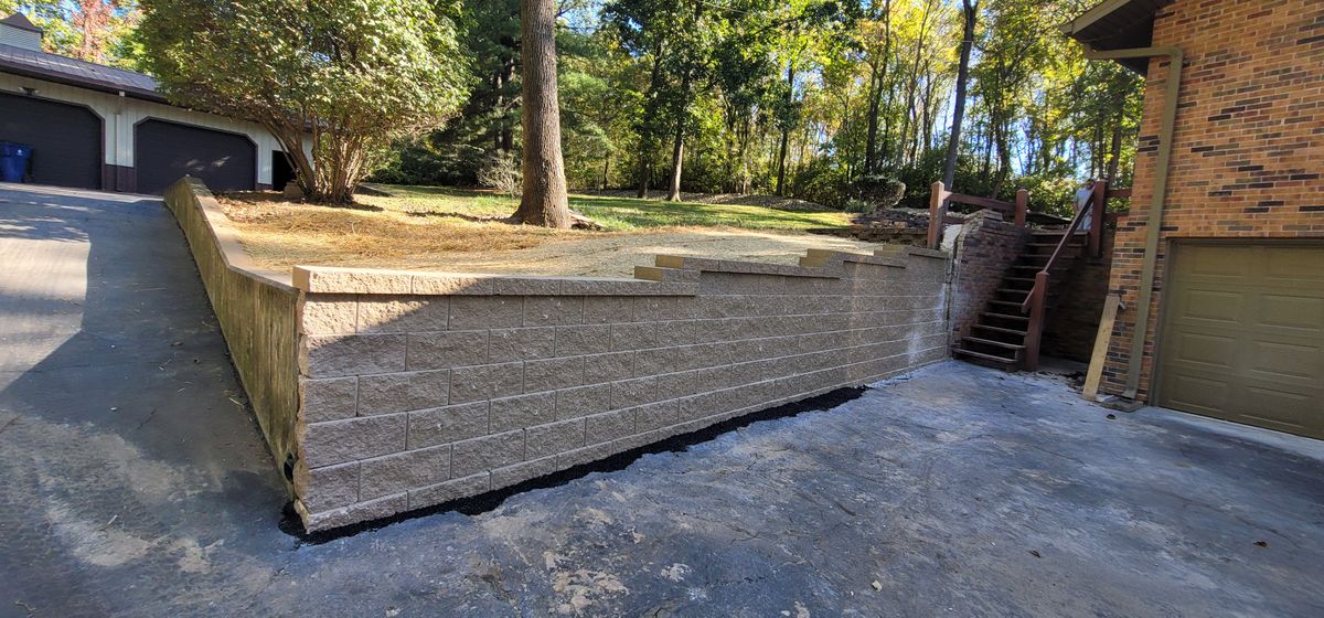 Landscape Installation for VQ Land & Stone in St. Louis, MO