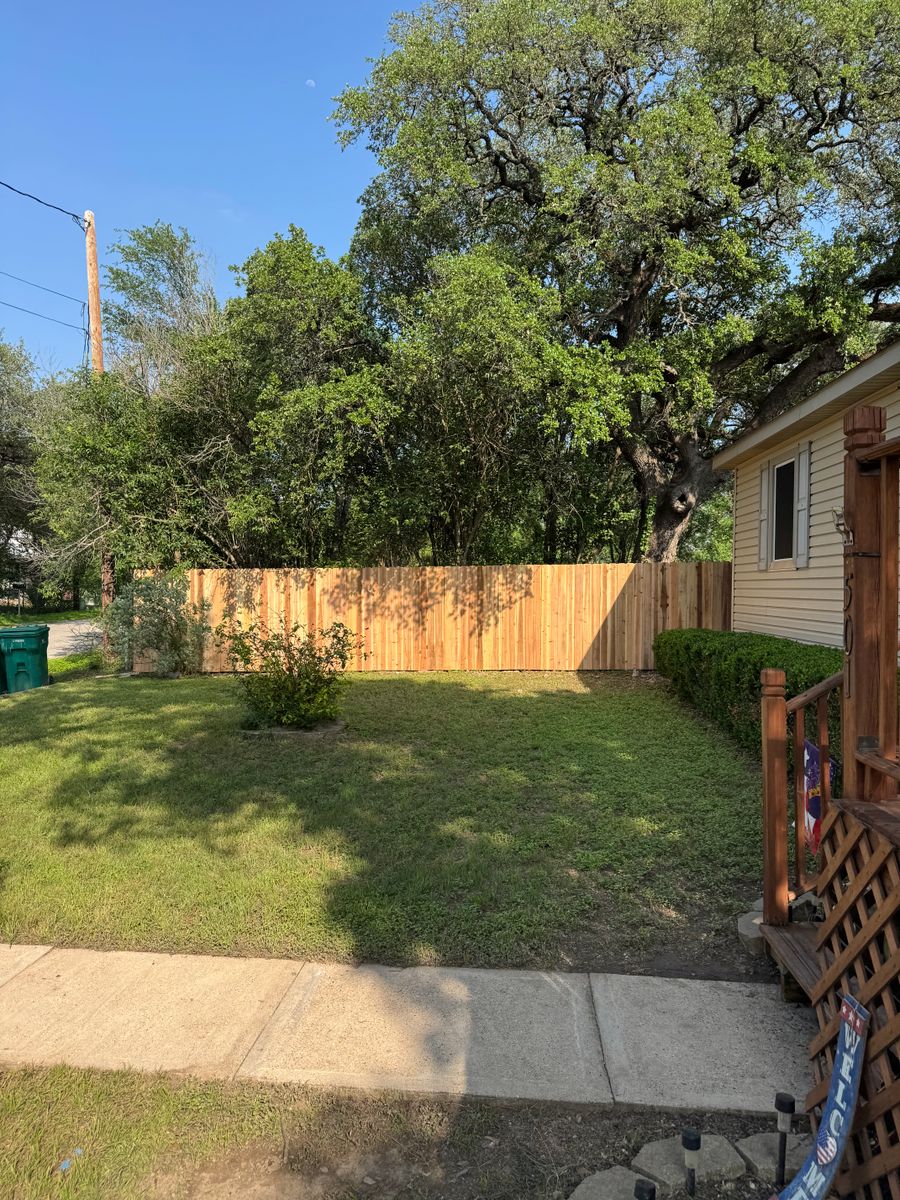 Fence Installation for FBR Welder & Construction in Gatesville, TX