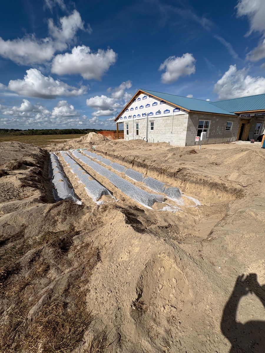Excavation for Florida Site and Septic in Lakeland, FL