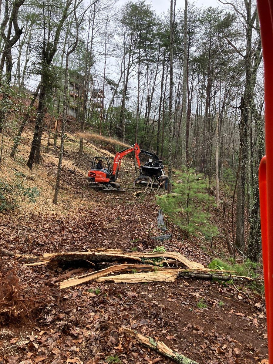 Excavation for Gibson Grade Works in Towns County, GA