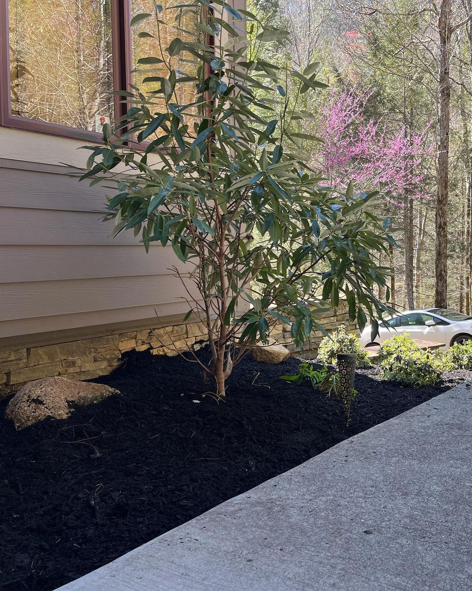 Mulch Installation for Smoky Mountain Landscaping in Maryville, TN