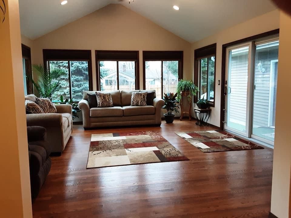4 season sunroom for Tru Frame Outdoor Structures in Menasha, WI