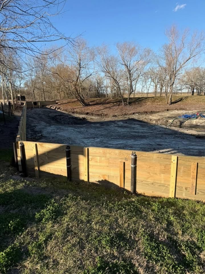 Leveling for Landers Ranch Services in Anderson, TX