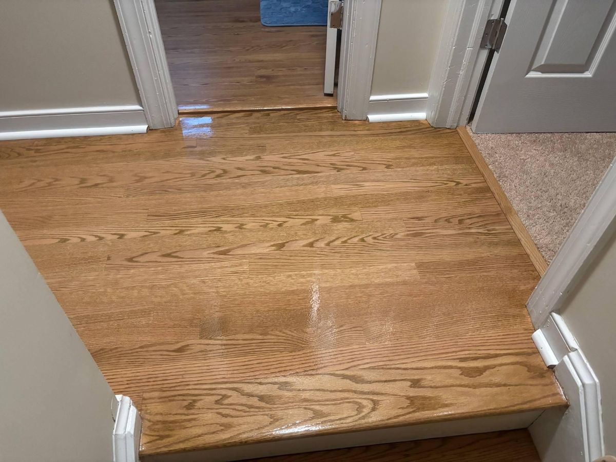 Refinishing hardwood flooring for Jason Tench Flooring LLC in Richmond, VA