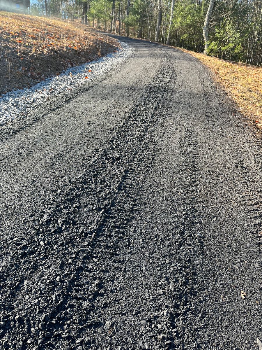 Driveway Construction for Schrock’s Land Management in Northern Virginia, Shenandoah Valley, VA