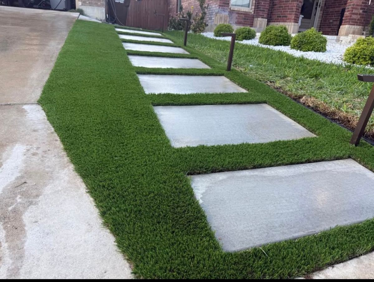 Turf Installation for Creative Edge Co. in San Antonio, TX
