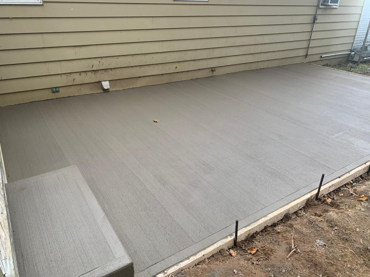 Concrete Slab Construction for Tri County Enterprises in Benton, PA