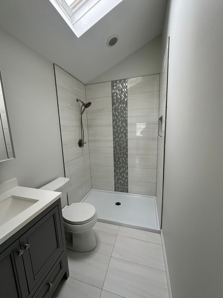 Bathroom Renovation for F&R Construction and Design INC in Lindenhurst, NY 