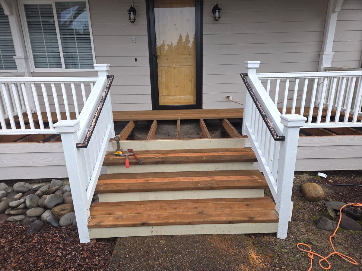 Deck Installation for BTC Construction in Florence, OR