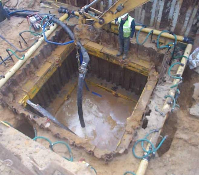 Foundation Digging for Wagex Corp in Wilmington, MA